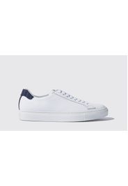 Sneaker Pinstripe White Vitello