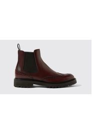 Chelsea Boots Poppy Burgundy Vitello