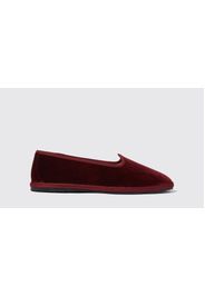 Slippers Valentino Bordeaux Velluto Velluto