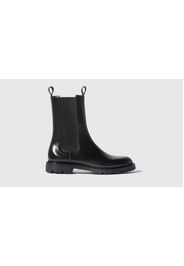 Chelsea Boots Wooster Black Pelle di vitello spazzolata