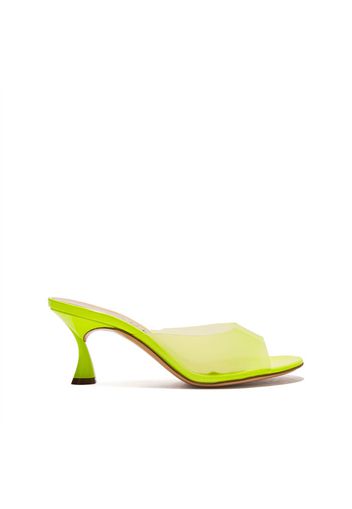 K Blade Fluo PVC Mule, Mules, Yellow, Vernice