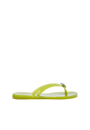 Jelly Infradito Gioiello, Flats  , Lime, PVC