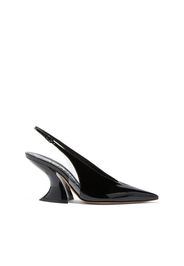 Elodie Tiffany Décolleté Slingback, Décolleté, Nero, Pelle di vitello verniciata