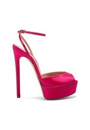 Ophelia Satin Sandali Plateau, Plateau, Electric Fucsia, Raso