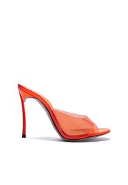 Blade Fluo PVC Mule, Mules, Orange, Vernice