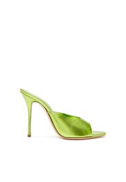 Julia Ilary Flash Mule, Mules, Spirulina, Nappa laminata