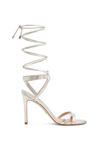 Soiree 100 Lace-up Sandal - Donna  Argento 37