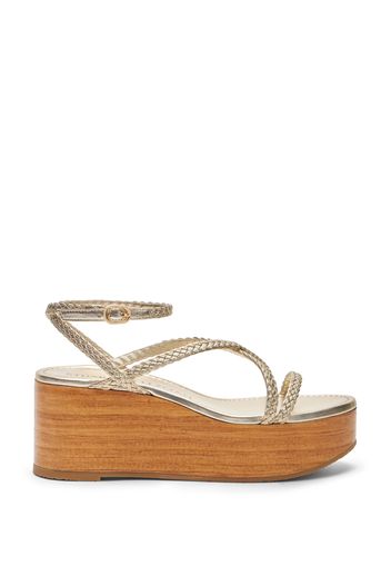 Wovette Wedge - Donna Zeppe Light Gold/sand 38.5