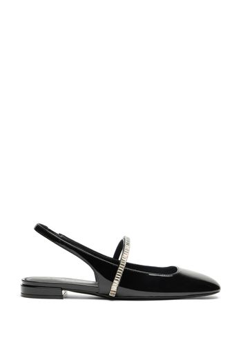 Stefanie Slingback Flat - Donna Mocassini E Scarpe Basse Black/clear 40