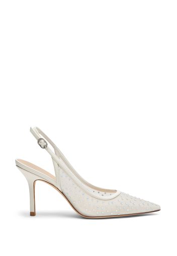 Emilia Mesh 85 Slingback - Donna Décolleté E Slingback White/frosted White 40.5