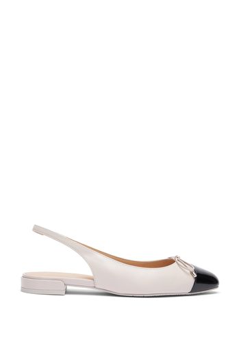 Sleek Bow Slingback Flat - Donna Mocassini E Scarpe Basse Glaze/black 37