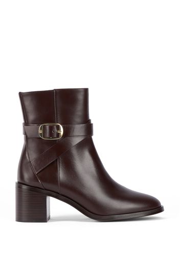 Esme Belted Zip Bootie - Donna Stivali E Stivaletti Dark Brown 40.5