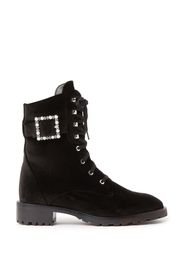 Pearl Buckle Bootie - Donna  Nero 38