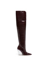 Lucite 100 Wedge Boot - Donna  Prugna 38.5