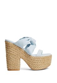 Playa Sohigh 145 Knot Platform Slide - Donna  Denim 39
