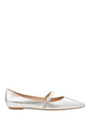 Emilia Mary Jane Flat - Donna Mocassini E Scarpe Basse Silver 41