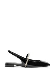 Stefanie Slingback Flat - Donna Mocassini E Scarpe Basse Black/clear 40