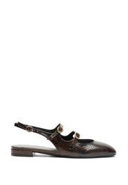 Benni Mj Slingback - Donna Mocassini E Scarpe Basse Mahogany 38.5