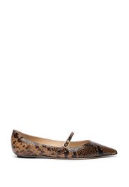 Emilia Mary Jane Flat - Donna Mocassini E Scarpe Basse Espresso 37.5