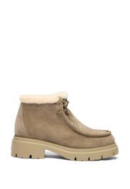 Hudson Shearling Chukka - Donna Stivali E Stivaletti Smokey Taupe/vanilla 38