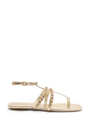 Soluxe Crystal Sandal - Donna Sandali Platino 38