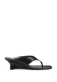 Vinnie Wedge Thong 50 - Donna Zeppe E Espadrilles Black 41