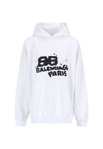 balenciaga felpa logo