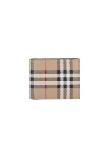 burberry portafoglio tartan