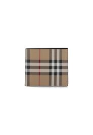 burberry portafoglio bi-fold "vintage check"