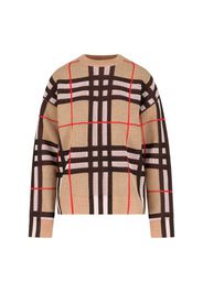 burberry maglione motivo check