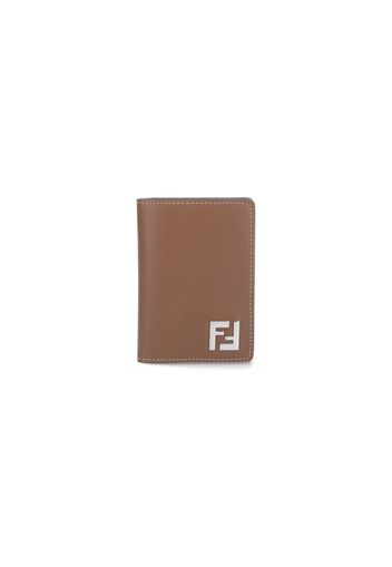 fendi portacarte bi-fold "ff squared"