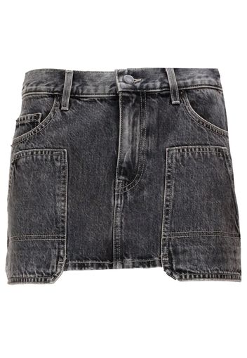 Pantaloni Washed charcoal