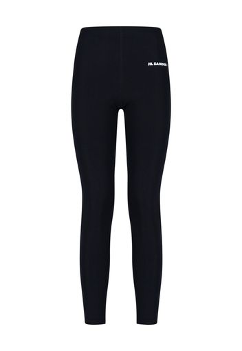 jil sander leggins logo