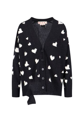 marni cardigan "bunch of hearts"