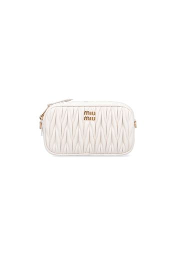 miu miu pouch in nappa matelassè