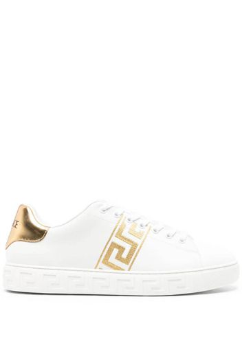 Sneakers white+gold