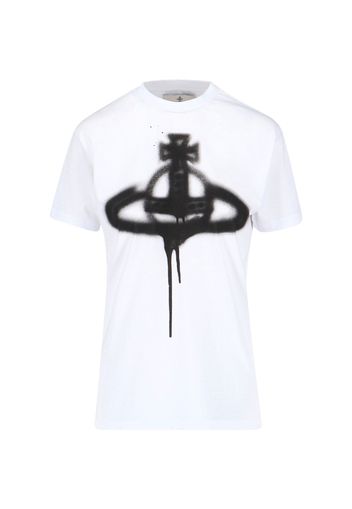 vivienne westwood t-shirt "spray orb classic"