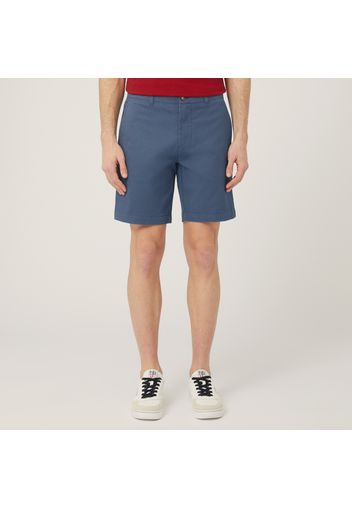 Bermuda Chino Cotone Stretch, Blu, Taglia: 44