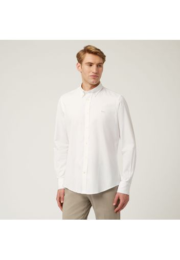 Camicia Essentials In Cotone Tinta Unita, Uomo, Blu Chiaro, Taglia: XXL