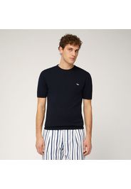 T-Shirt Con Bassotto, Blu Navy, Taglia: XL