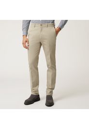 Narrow-fit Stretch Cotton Chinos - Uomo Pantaloni Beige 52