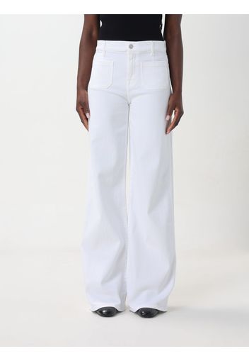 Pantalone 7 FOR ALL MANKIND Donna colore Bianco