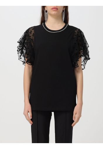 T-shirt con maniche in tulle Twinset - Actitude