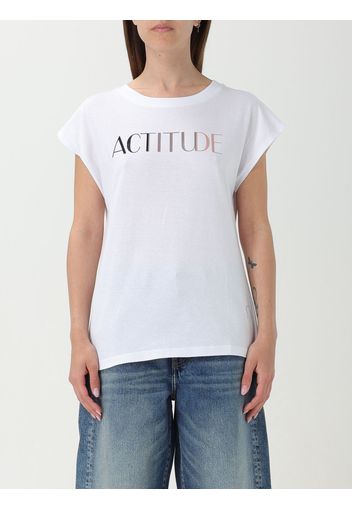 T-shirt Twinset - Actitude in cotone con logo