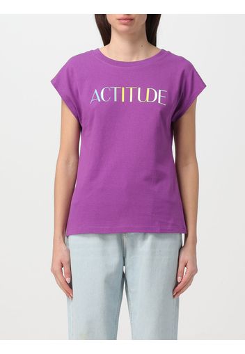 T-shirt Twinset - Actitude in cotone con logo