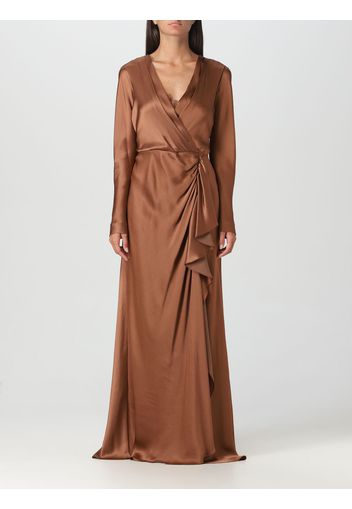 Abito Alberta Ferretti in satin di misto seta