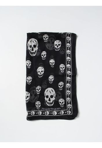 Sciarpa Skull Alexander McQueen in seta