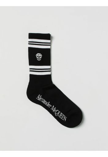 Calze Alexander McQueen in cotone stretch con Skull jacquard