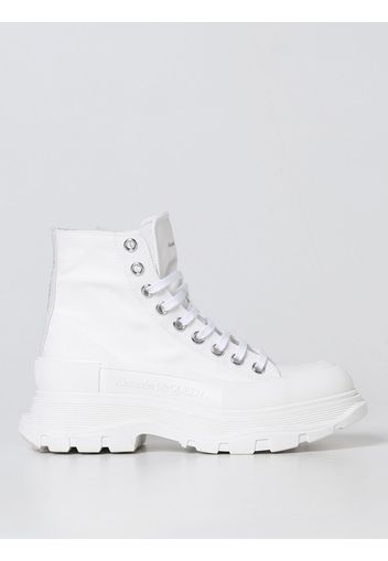 Stivaletto Tread Slick Graffiti Alexander McQueen in canvas