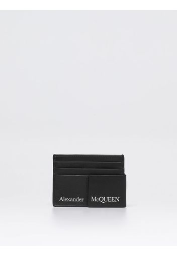 Portacarte di credito Alexander McQueen in pelle